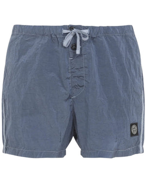 Stone Island Nylon Metal Dark Blue Shorts