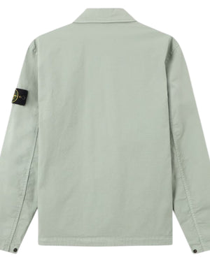 Stone Island Organic Twill Sage Green Overhsirt