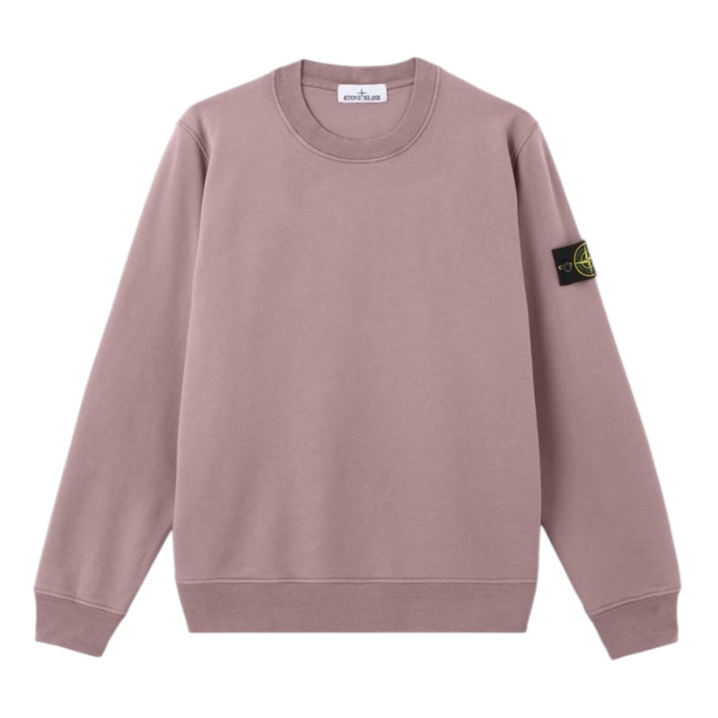Stone Island Stone Island Organic Cotton Purple Grey Sweatshirt — buy online at Garment Vault