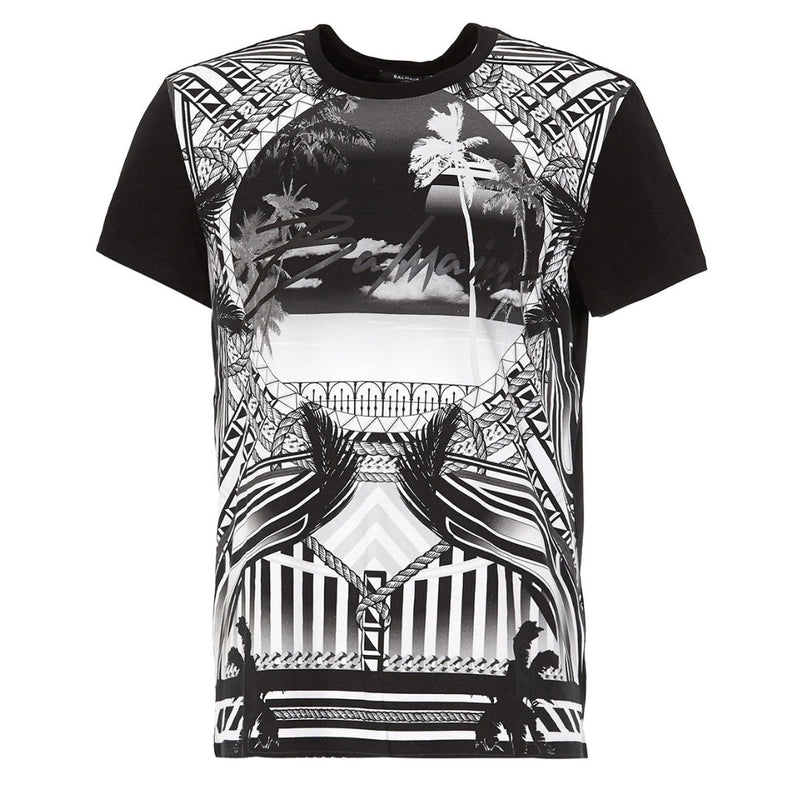 Balmain Balmain Resortogo Black T-Shirt — buy online at Garment Vault