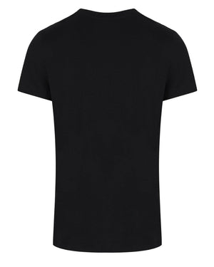 BALMAIN TH01601I296 Balmain Resort Logo Black T-Shirt EAB BLACK T-SHIRT MALE S