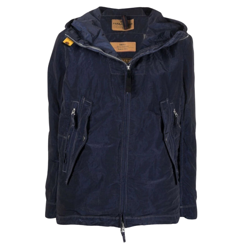 Parajumpers Parajumpers Tia Estate Blue Windbreaker Jacket — buy online at Garment Vault