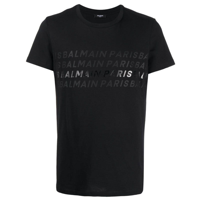 Balmain Balmain Paris Logo Black T-Shirt — buy online at Garment Vault