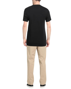 BALMAIN VH1EF000G039 Balmain Paris Retro Logo Black T-Shirt 0FA BLACK T-SHIRT MALE S