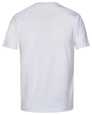 Casablanca Printed Fitted  T-Shirt Casa Way White  T-Shirts Womens