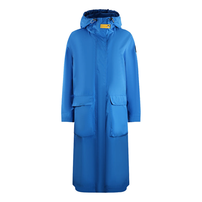 Parajumpers Parajumpers Cara Crayon Blue Long Jacket — buy online at Garment Vault