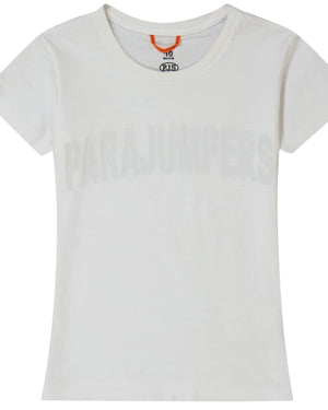 Parajumpers Cristie Brand Logo Off White T-Shirt