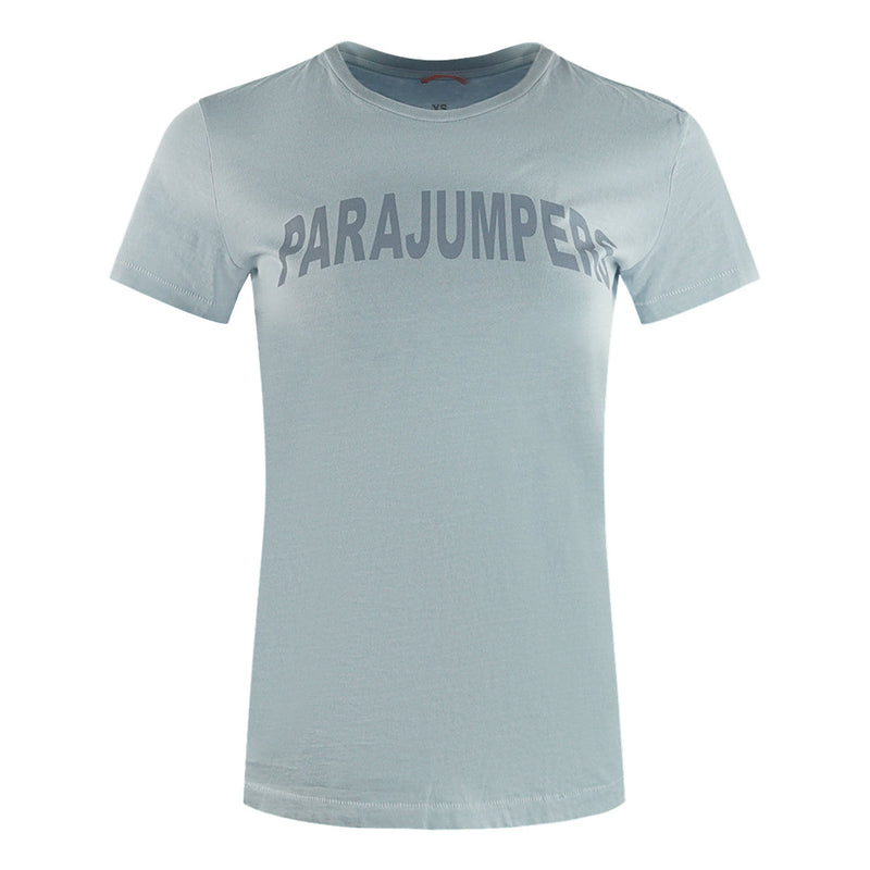 Parajumpers Parajumpers Cristie Brand Logo Vapour Blue T-Shirt — buy online at Garment Vault