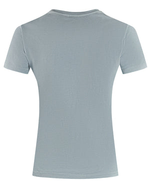 Parajumpers Cristie Brand Logo Vapour Blue T-Shirt