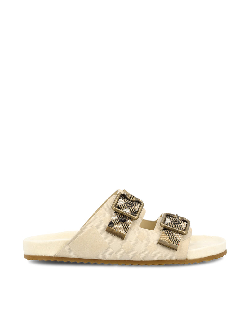 Burberry Burberry Suede Sandals — buy online at Garment Vault