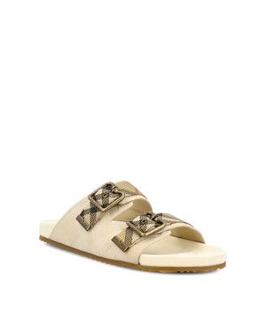 Burberry Suede Sandals