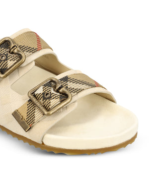 Burberry Suede Sandals