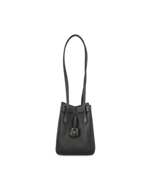 Fendi Origami Black Mini Leather bag