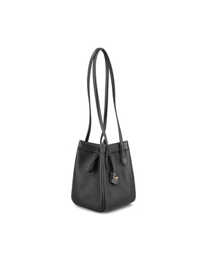 Fendi Origami Black Mini Leather bag