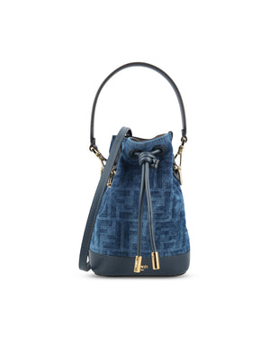 Fendi Baguette Denim Shoulder Bag