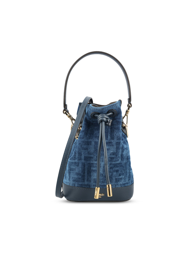 Fendi Fendi Baguette Denim Shoulder Bag — buy online at Garment Vault