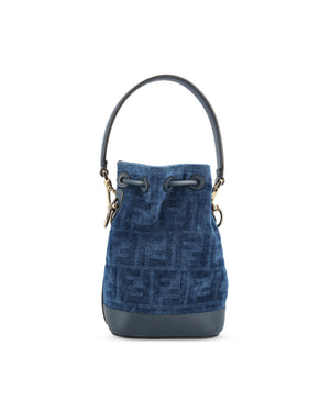 Fendi Baguette Denim Shoulder Bag