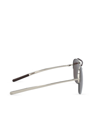 Gucci Navigator Silver Sunglasses