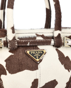 Prada Bonnie Mini Handbag Calf Leather