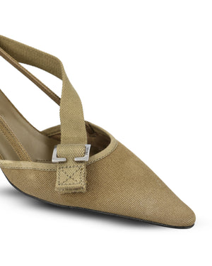 Prada Canvas Pumps