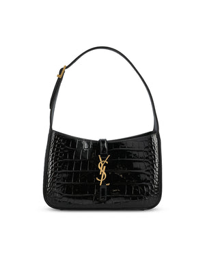 Saint Laurent LE 5 À 7 Crocodile Embossed Bag