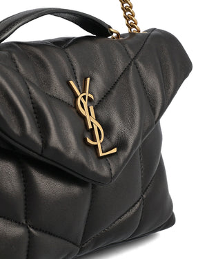 Saint Laurent Puffer Toy Mini Leather Bag