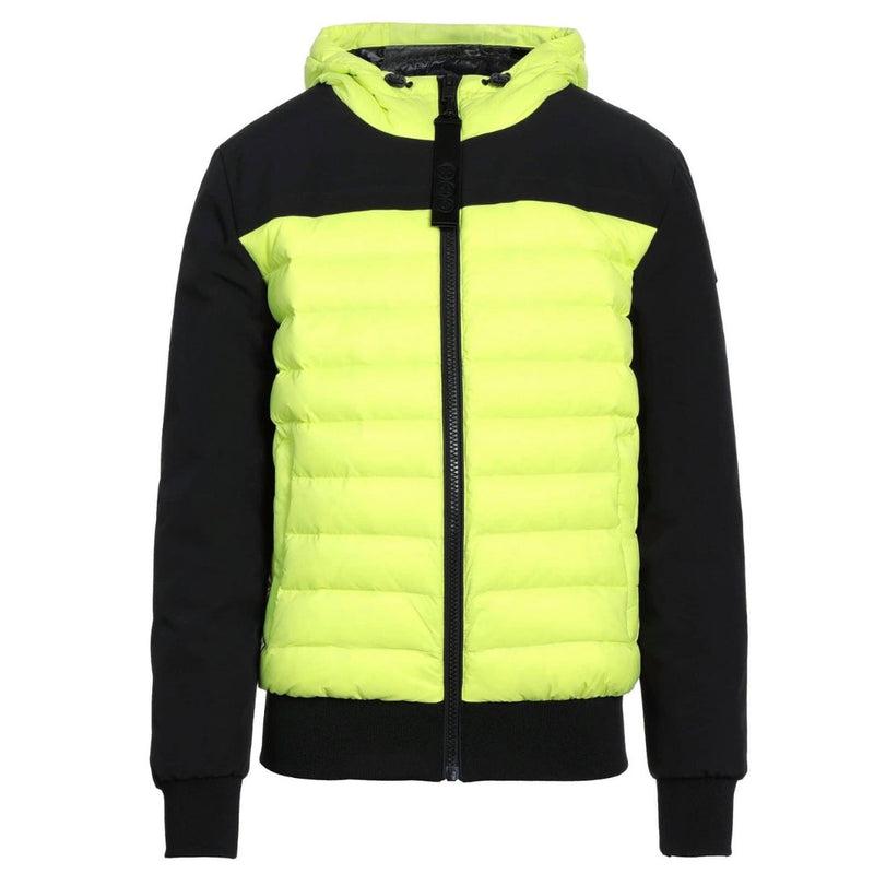 Moose Knuckles Moose Knuckles Kleskun Panel Green Down Jacket — buy online at Garment Vault