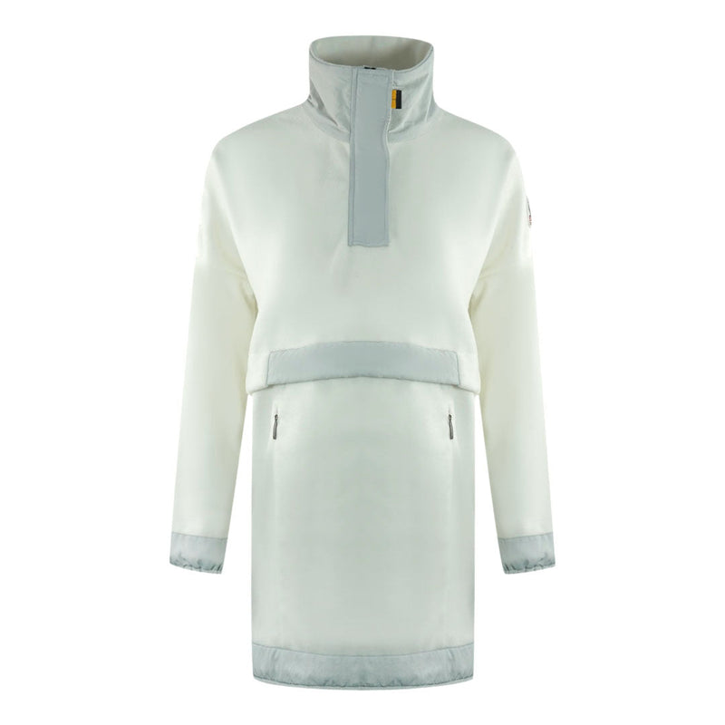 Parajumpers Parajumpers Oum White Long Pull Over Jacket — buy online at Garment Vault