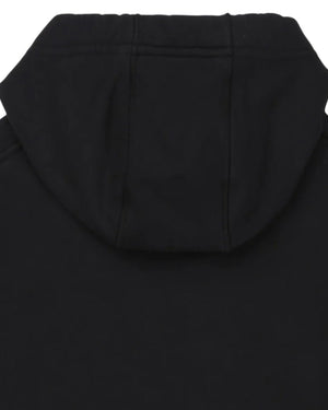 Stone Island, Black Hoodie. Organic Cotton - True Labels