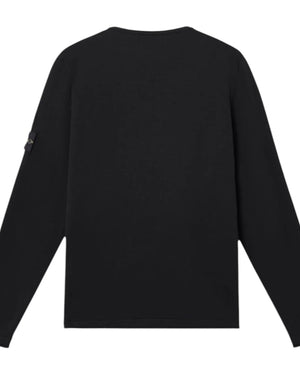 Stone Island, Navy Light Knit Crewneck Jumper