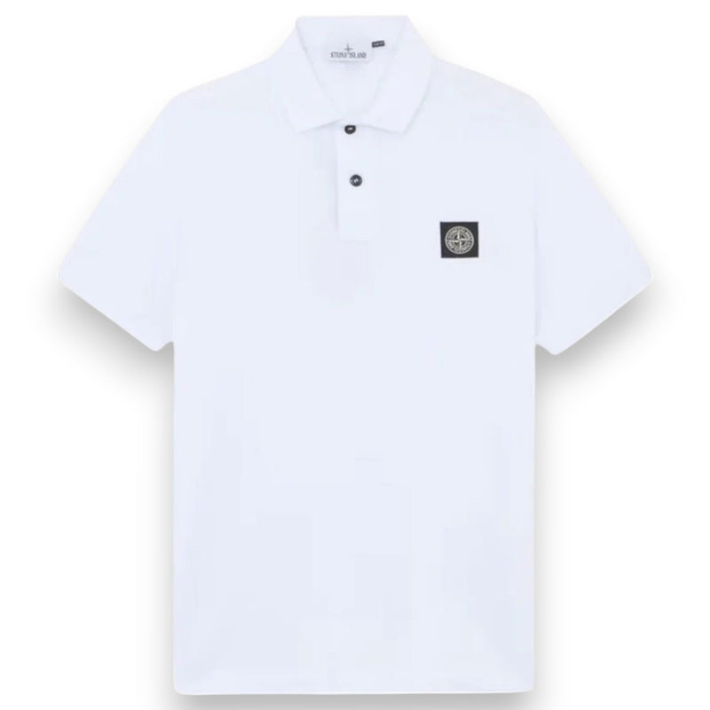 Stone Island Stone Island White Polo Shirt — buy online at Garment Vault