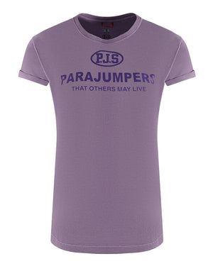 Parajumpers Toml Tee Brandogo Amethyst T-Shirt